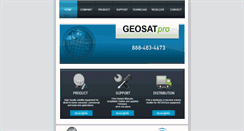 Desktop Screenshot of geosatpro.com