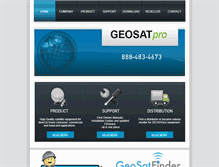 Tablet Screenshot of geosatpro.com